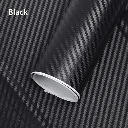 Film vinyle d'emballage en Fiber de carbone brillant, feuille de PVC étanche pour moto automobile - Image 1